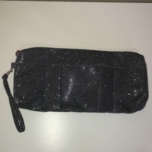 Glitter wrist wallet